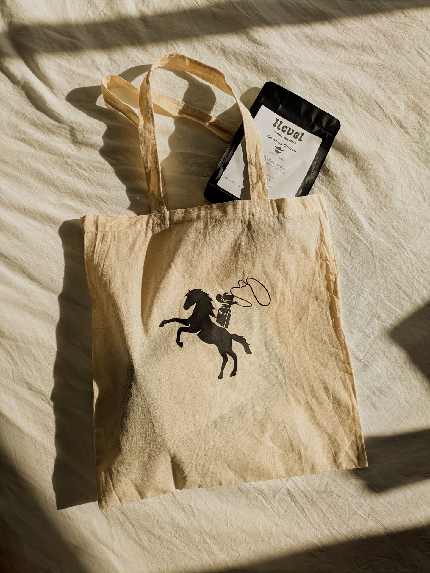 Cowboy Coffee Tote Bag